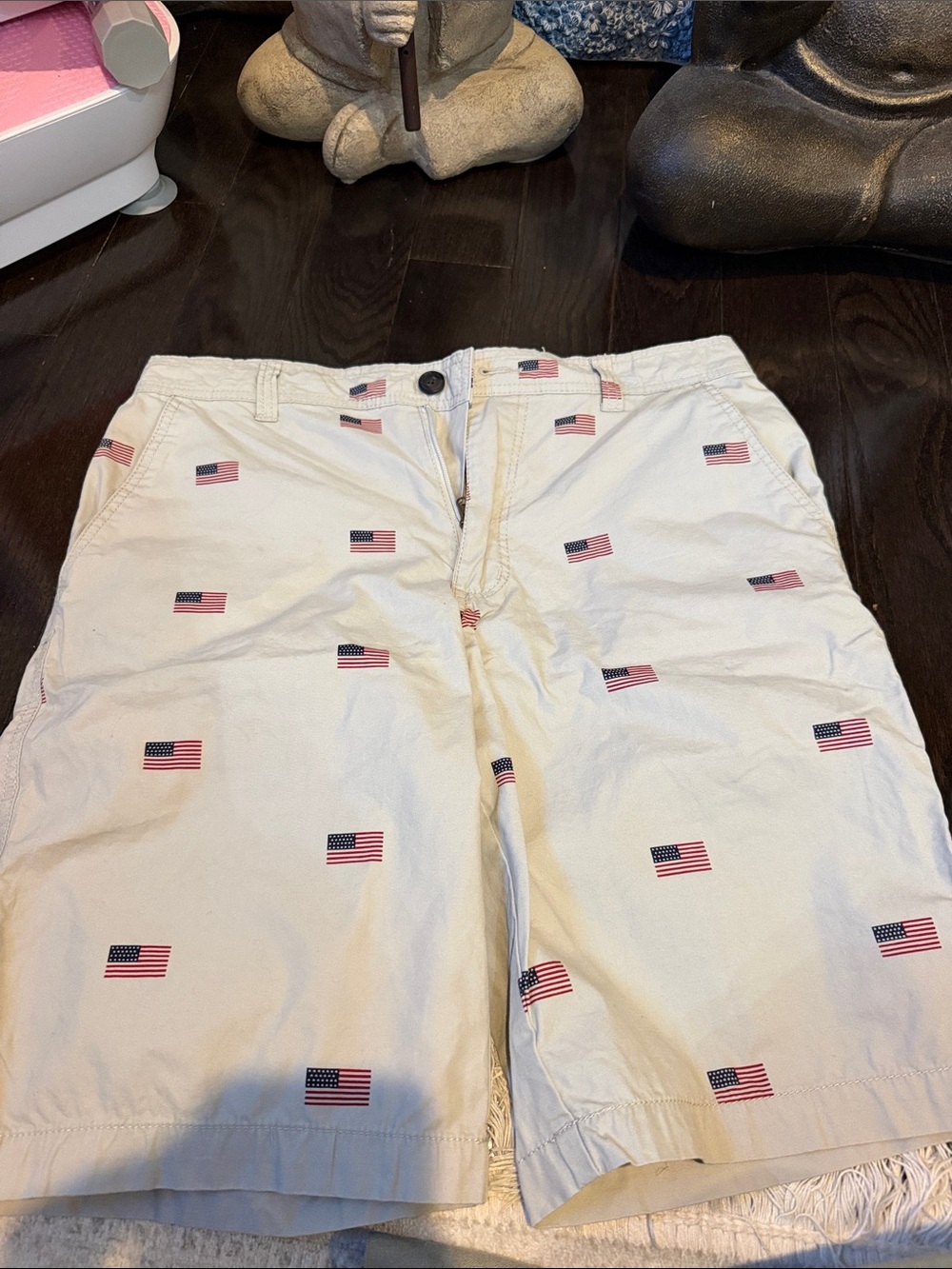 Men's  Flag-Print Shorts
